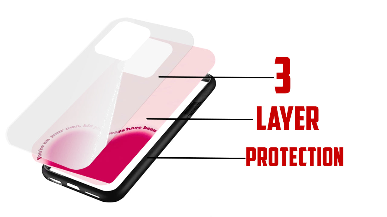 “You’re On Your Own Kid” Lyric Heart Phone Case – Taylor Swift Inspired Aesthetic