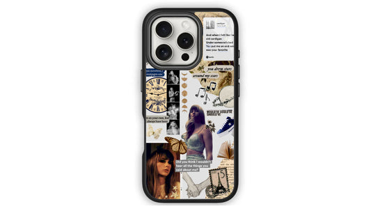 Taylor Swift Lyrical Aesthetic Phone Case – Music Collage Swiftie Design