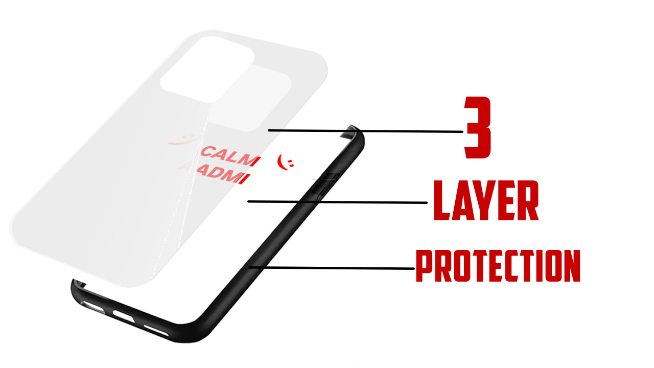 "Calm Aadmi" Phone Case β Chill Vibes & Minimalist Design