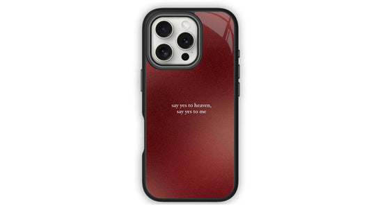 Say Yes to Heaven yrical Phone Case – Aesthetic & Music Inspired