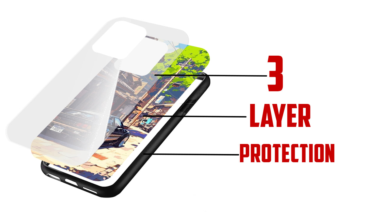 JDM Sports Car Japanese Street Phone Case β Retro Aesthetic Tuner