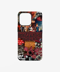 Stranger Things Collage Phone Case – Hellfire Club Retro Aesthetic Cover