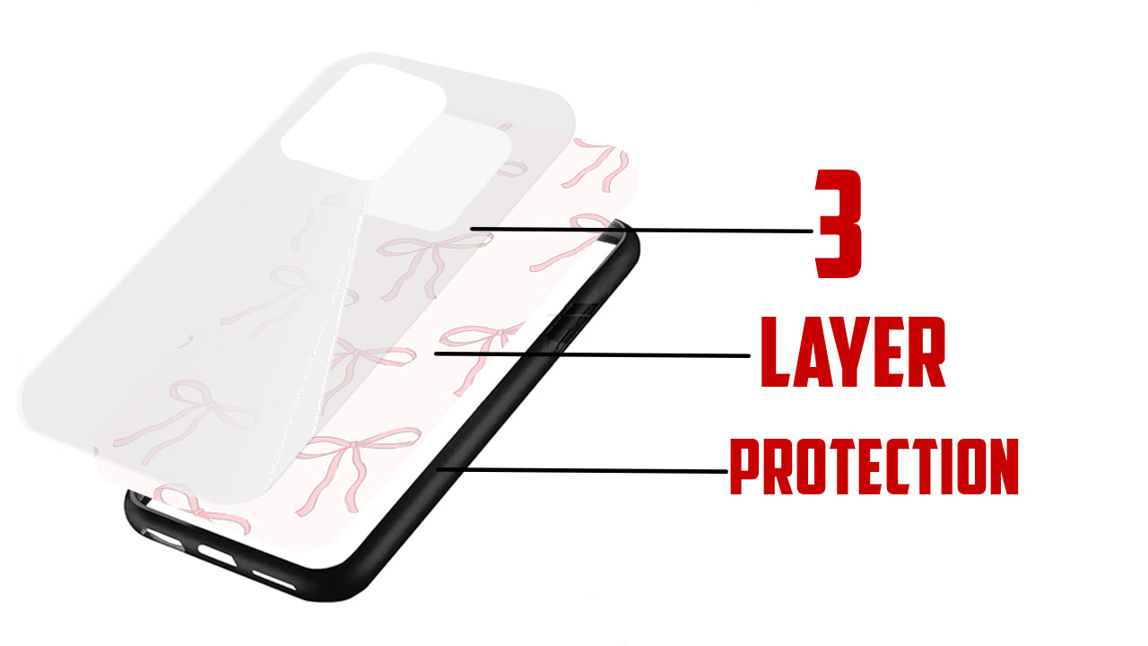 Pastel Pink Bow Phone Case β Coquette Y2K Aesthetic Design