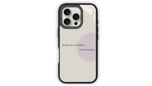 Work On Yourself Motivational Quote Phone Case-Minimalist Aesthetic