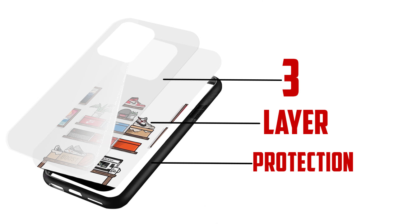 Sneakerhead Collection Phone Case – Kicks & Boost Box Design