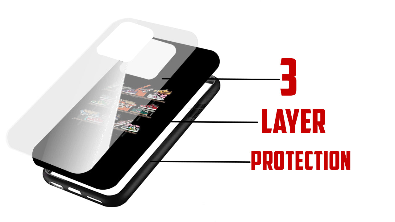 Minimal Sneaker Rack Phone Case β Streetwear Hype Shoe Display