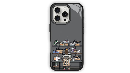 Sneaker Lover's Dream Phone Case – Sneaker Collection Shelf Design