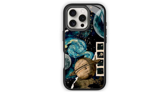 Galactic Voyager Celestial Phone Case – Cosmic Planet & Starry Night Art