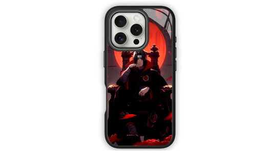 Itachi Uchiha Anime Phone Case – Naruto Akatsuki Sharingan Design