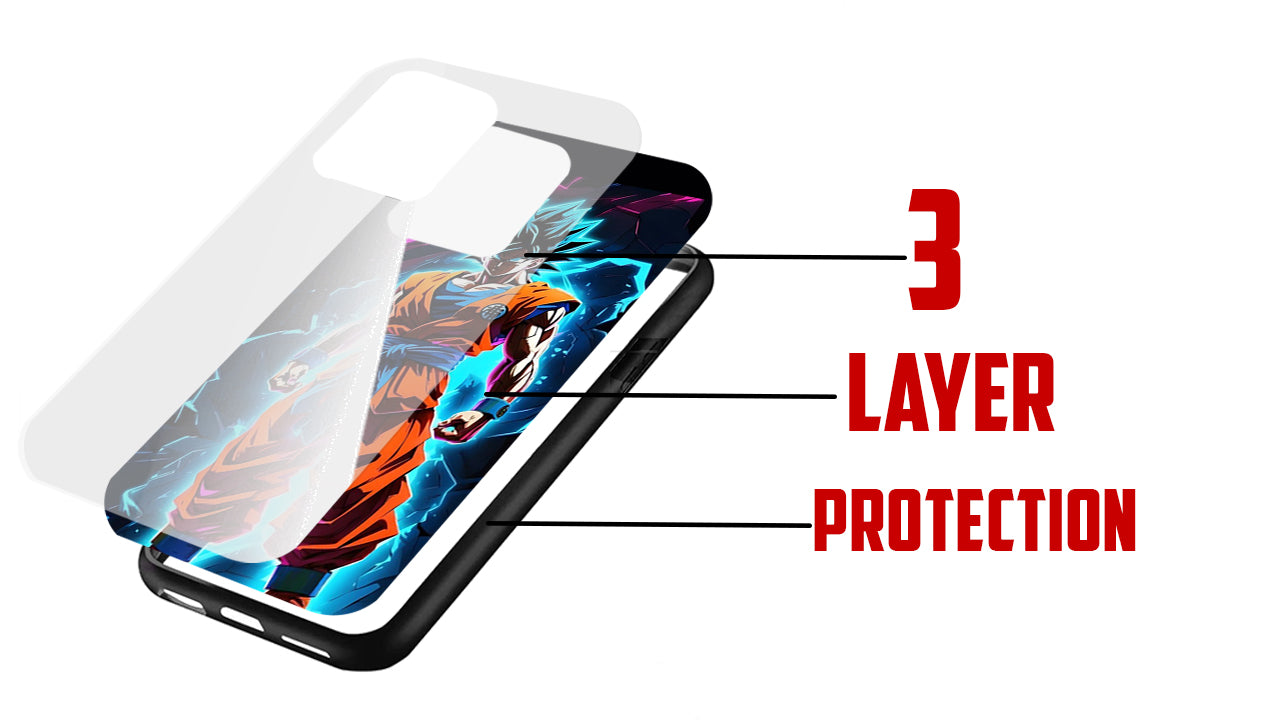 Dragon Ball Z Goku Super Saiyan Phone Case β Blue Aura Power Up