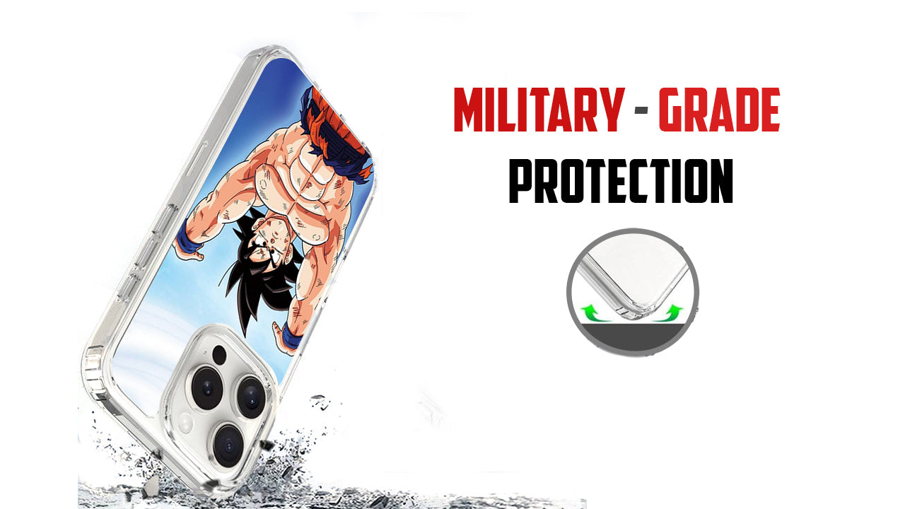 Goku Spirit Bomb Anime Phone Case – Dragon Ball Z Power Up Design
