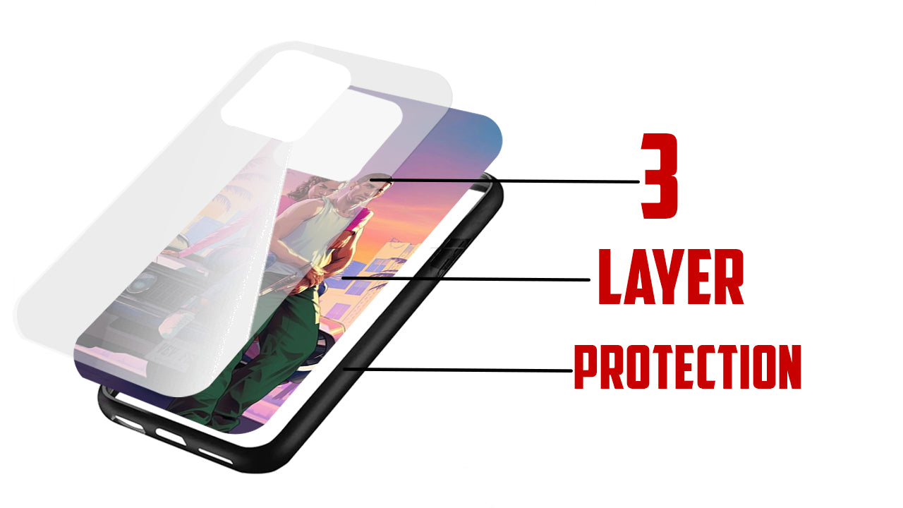 Vice City Sunset Couple Phone Case – Retro Aesthetic Vibes