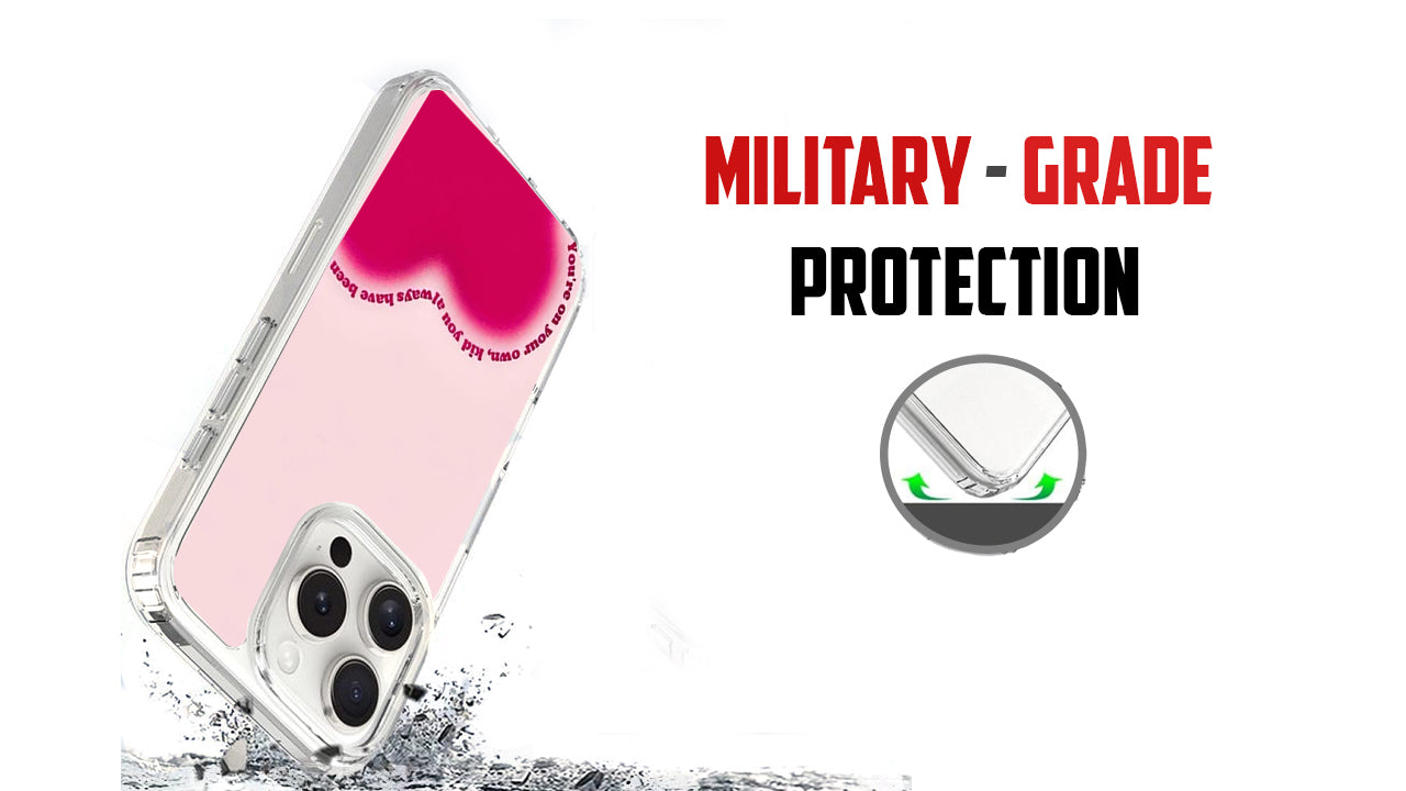 “You’re On Your Own Kid” Lyric Heart Phone Case – Taylor Swift Inspired Aesthetic