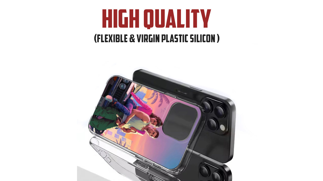 Vice City Sunset Couple Phone Case – Retro Aesthetic Vibes