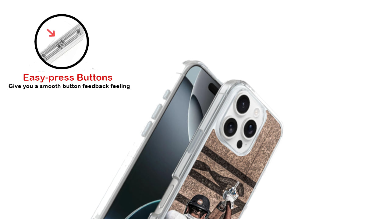 Rohit Sharma "Hitman" Cricket Phone Case – Team India Fan Gear