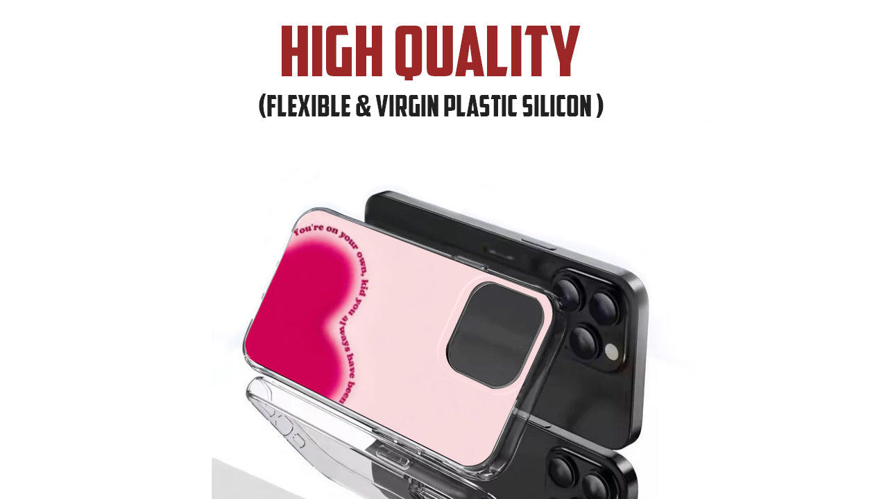 “You’re On Your Own Kid” Lyric Heart Phone Case – Taylor Swift Inspired Aesthetic