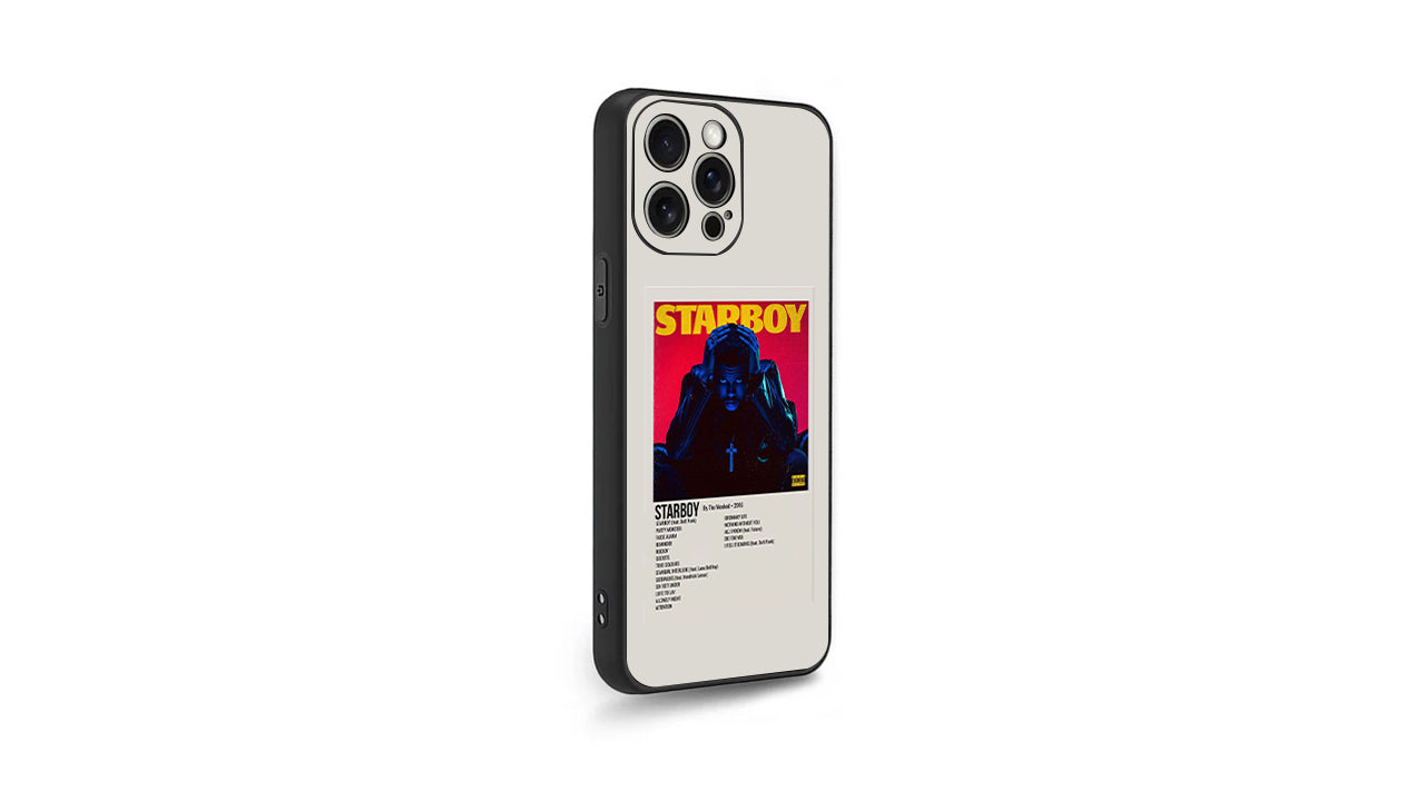The Weeknd Starboy Album Art Phone Case – Iconic Music Cover Design