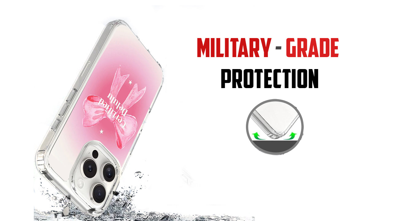 Pastel Pink Bow Aesthetic Phone Case – Coquette Y2K Soft Girl Style