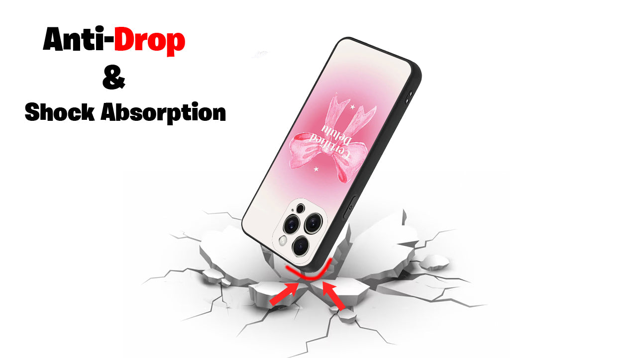 Pastel Pink Bow Aesthetic Phone Case – Coquette Y2K Soft Girl Style