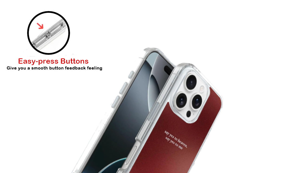 Say Yes to Heaven yrical Phone Case – Aesthetic & Music Inspired
