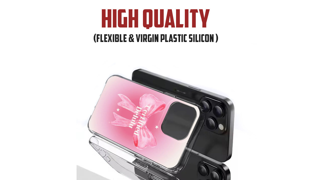 Pastel Pink Bow Aesthetic Phone Case – Coquette Y2K Soft Girl Style