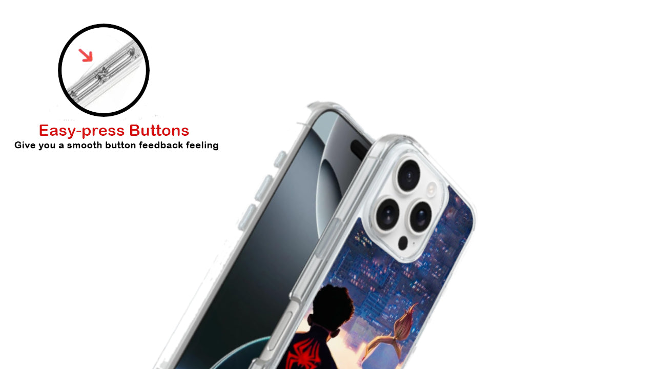 Spider-Verse Cityscape Phone Case – Animated Movie Fan Art