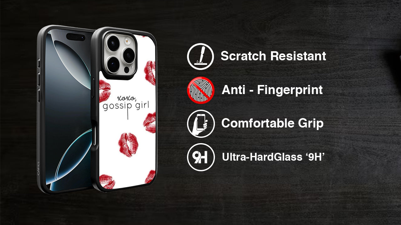 XOXO Gossip Girl Iconic Red Lips Phone Case – Pop Culture Design