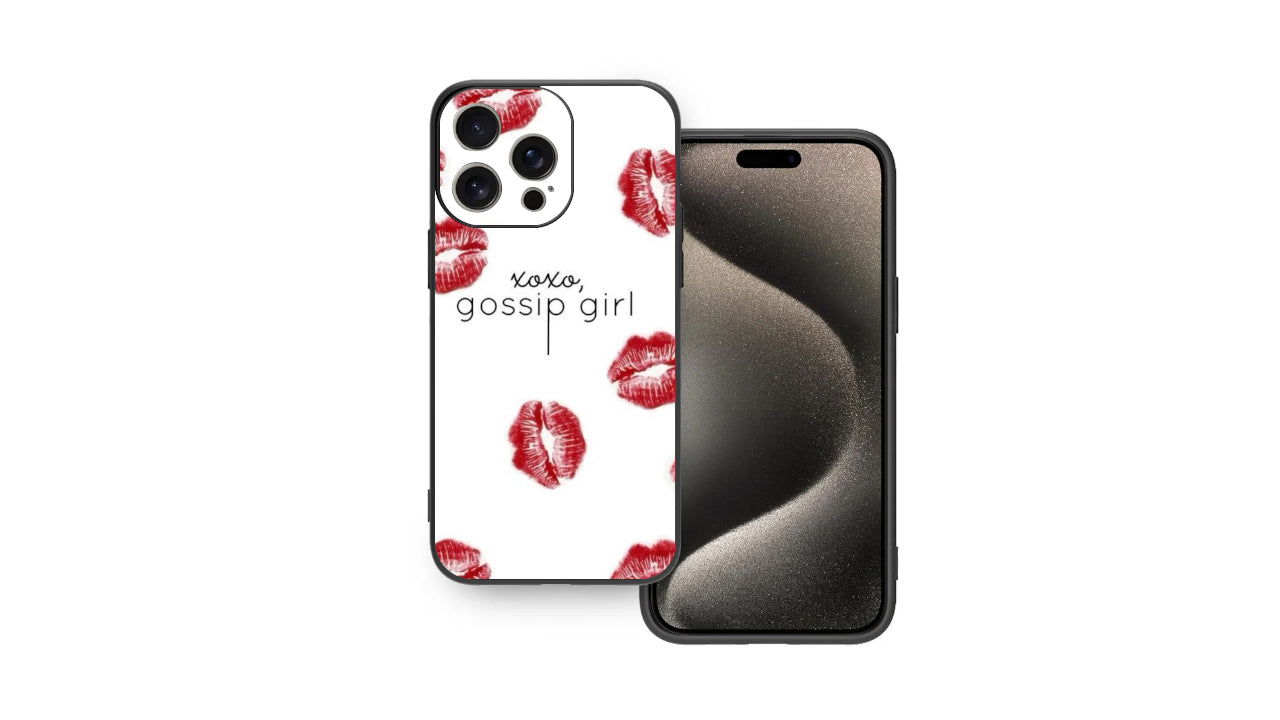 XOXO Gossip Girl Iconic Red Lips Phone Case – Pop Culture Design