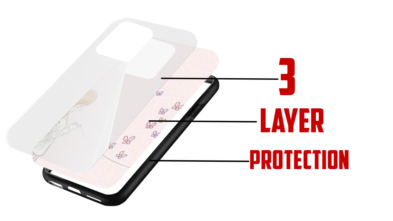 ed String of Fate Anime Phone Case – Pastel Aesthetic Girl & Butterflies