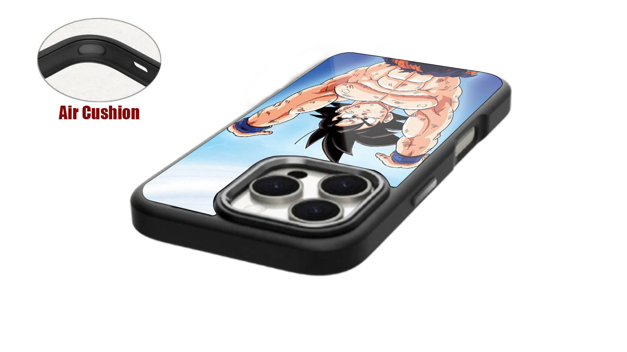 Goku Spirit Bomb Anime Phone Case – Dragon Ball Z Power Up Design