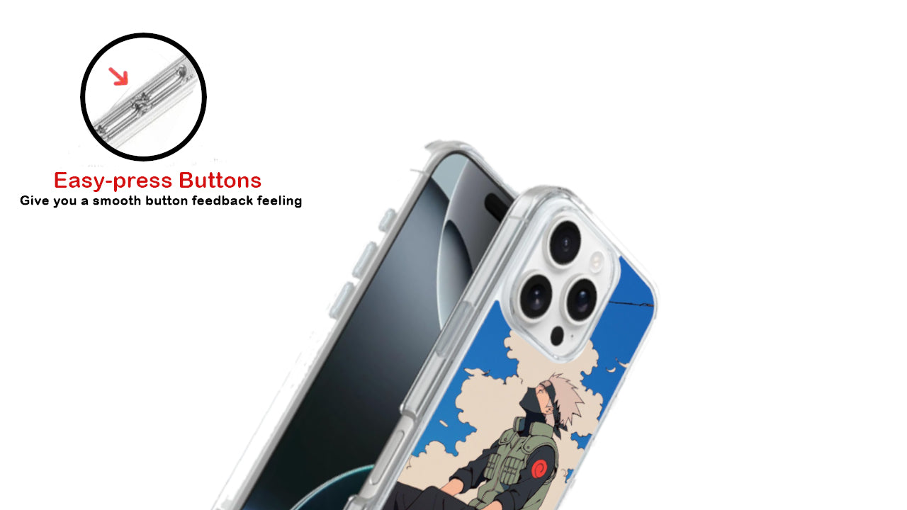 Kakashi Hatake Anime Phone Case – Naruto Sage Mode Aesthetic Cover