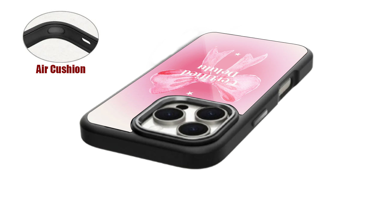 Pastel Pink Bow Aesthetic Phone Case – Coquette Y2K Soft Girl Style