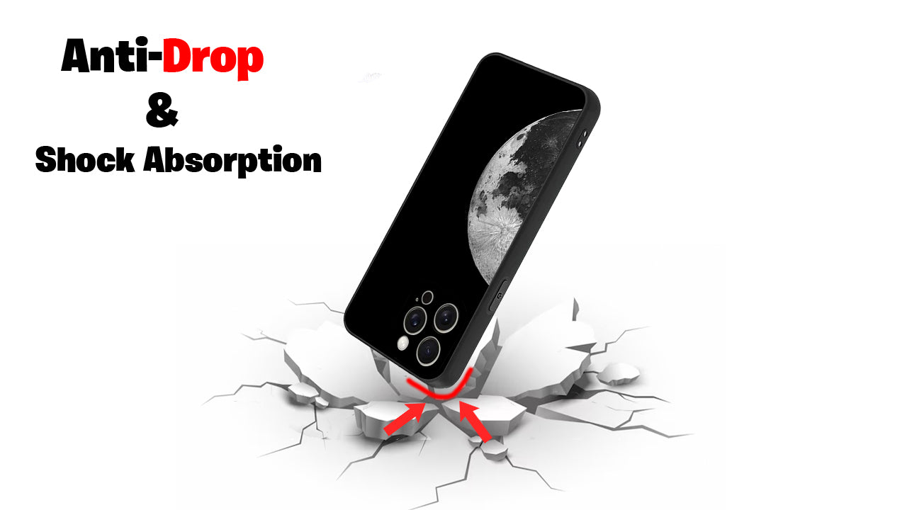 Full Moon Night Sky Aesthetic Phone Case – Lunar Art Design