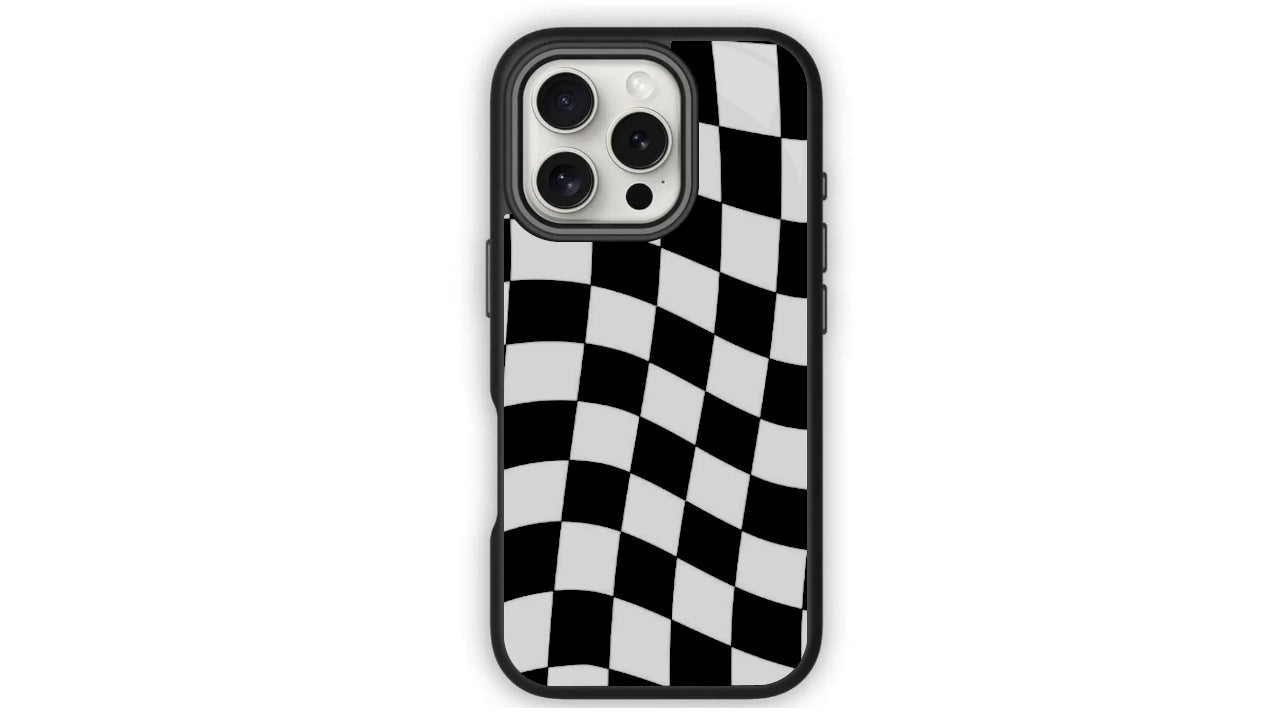 Classic Checkered Flag Phone Case – Race Car Style & Checkerboard Design