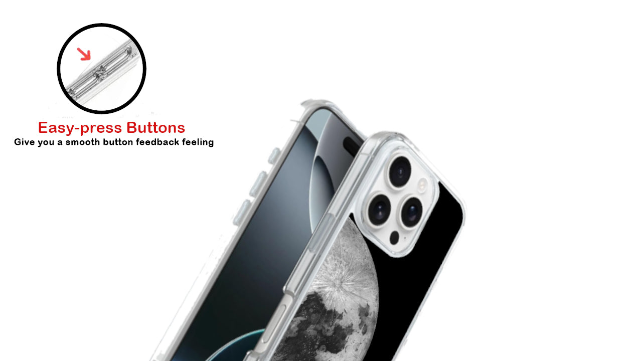 Full Moon Night Sky Aesthetic Phone Case – Lunar Art Design