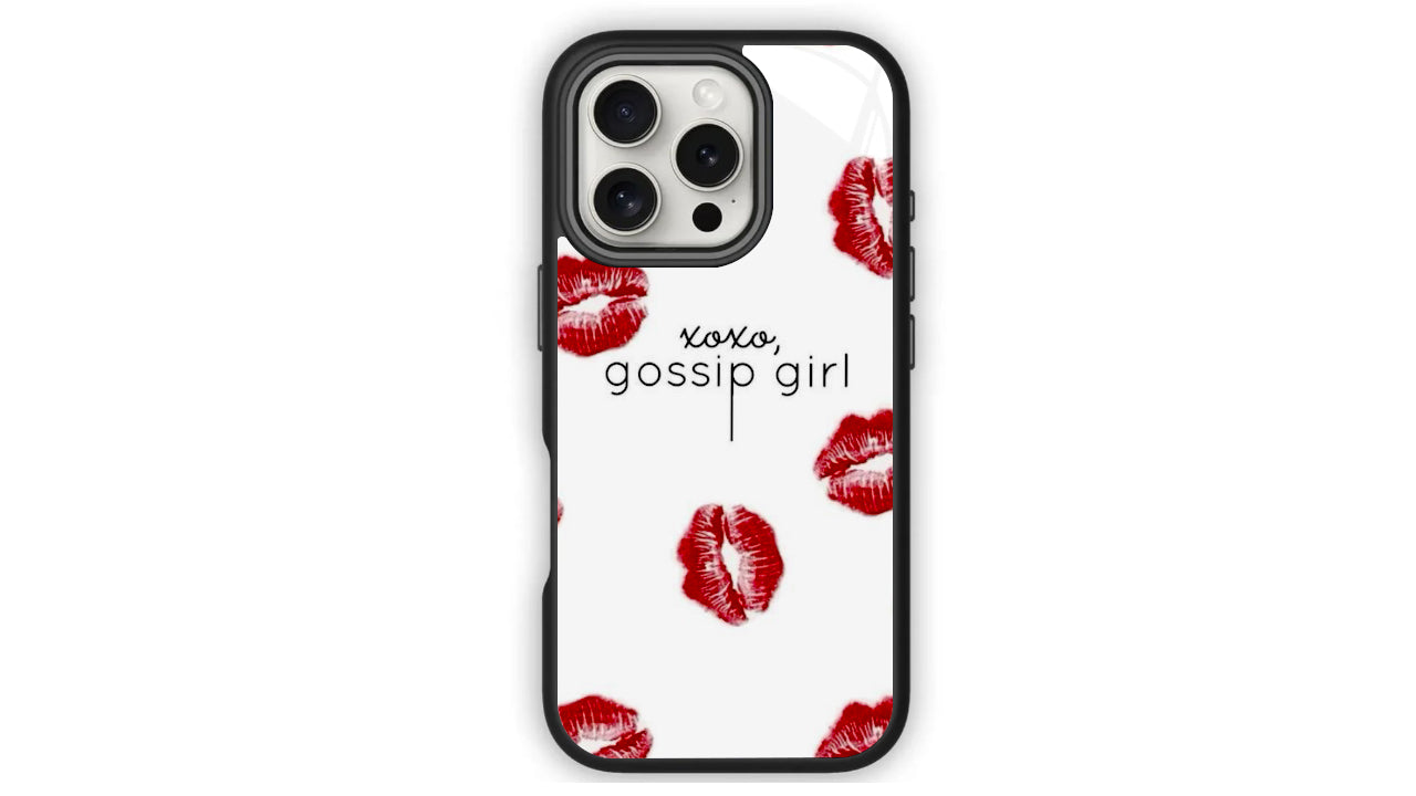 XOXO Gossip Girl Iconic Red Lips Phone Case – Pop Culture Design