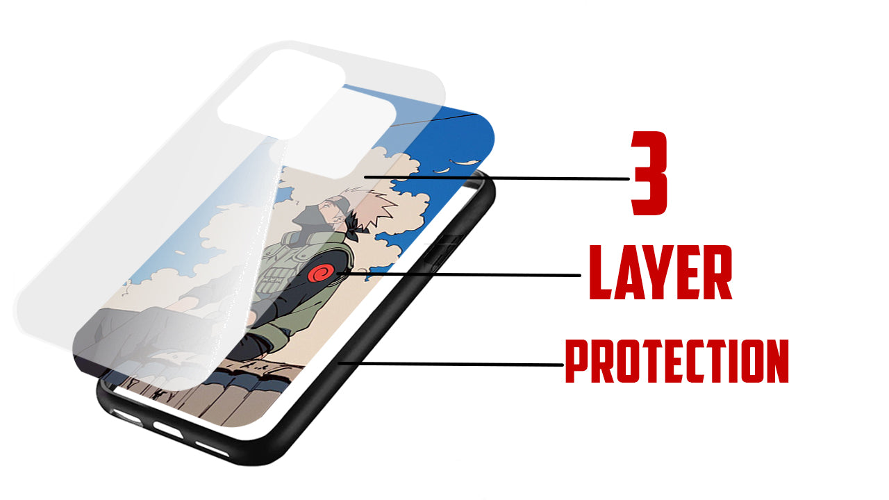 Kakashi Hatake Anime Phone Case – Naruto Sage Mode Aesthetic Cover