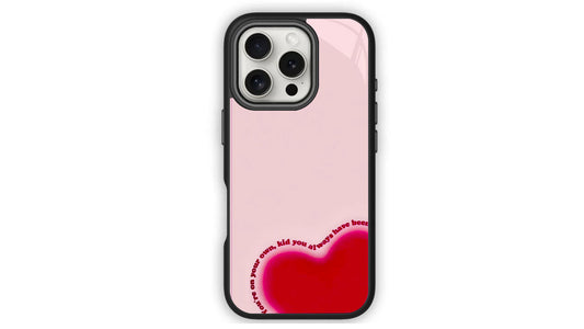“You’re On Your Own Kid” Lyric Heart Phone Case – Taylor Swift Inspired Aesthetic