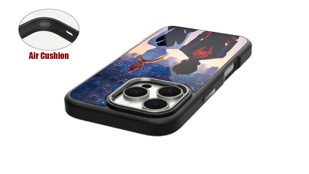 Spider-Verse Cityscape Phone Case – Animated Movie Fan Art