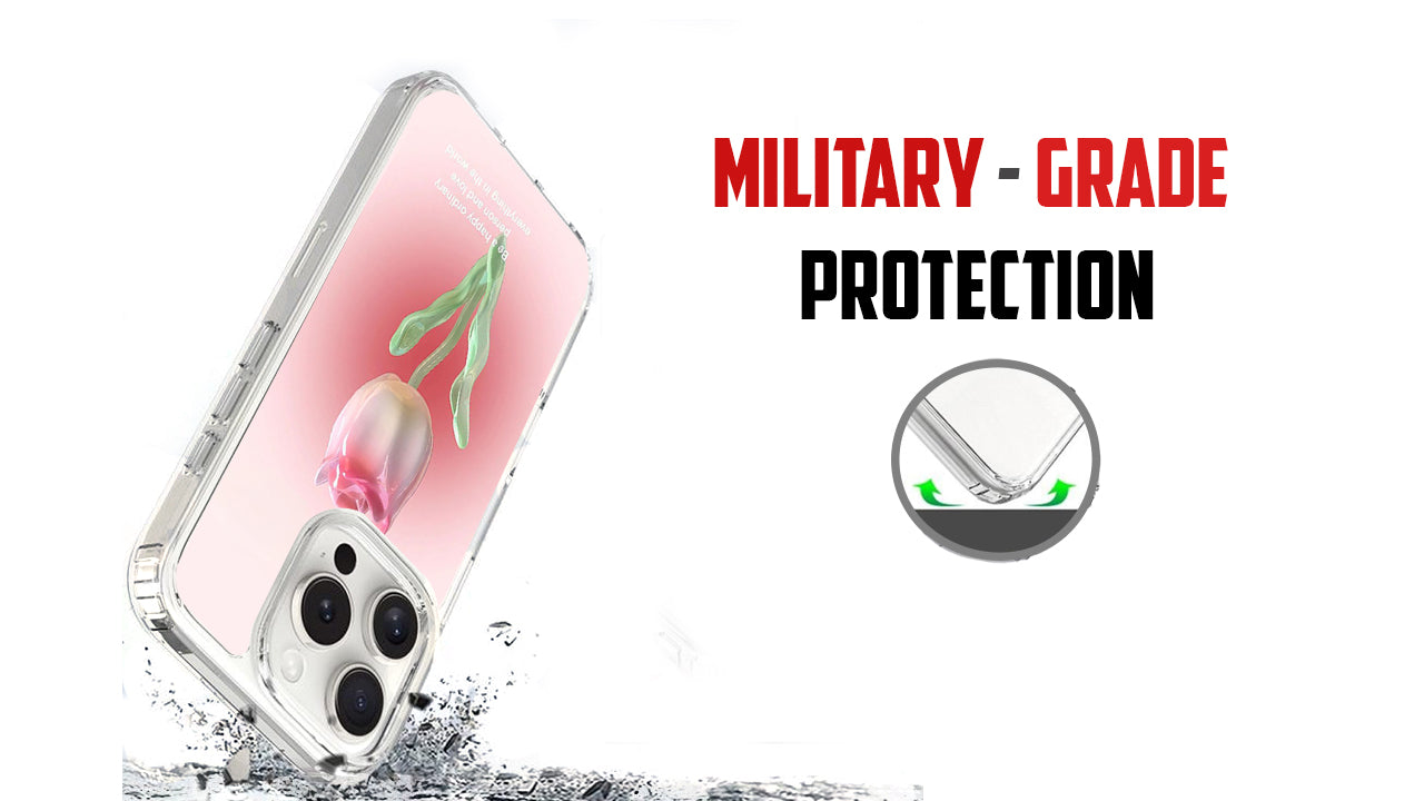 3D Tulip Phone Case – Positive Vibes & Floral Aesthetic