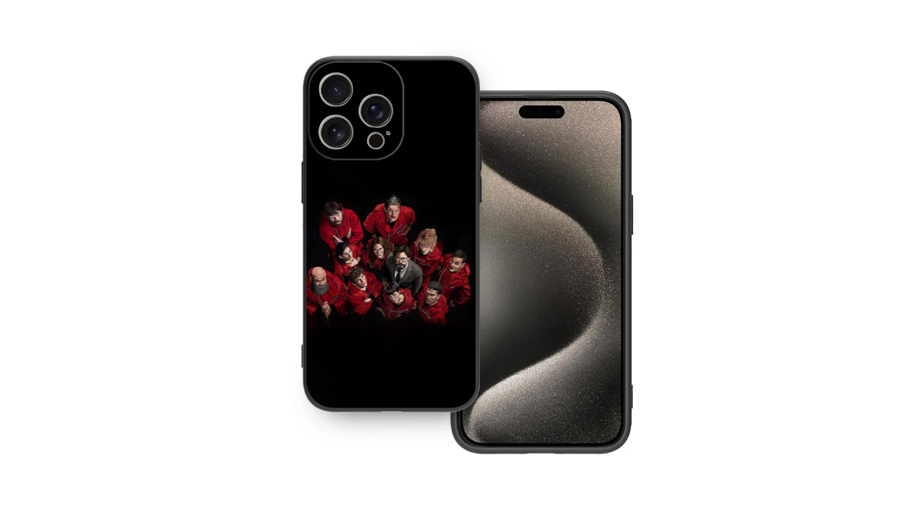 Money Heist Inspired Phone Case – La Casa de Papel Red Jumpsuit Design