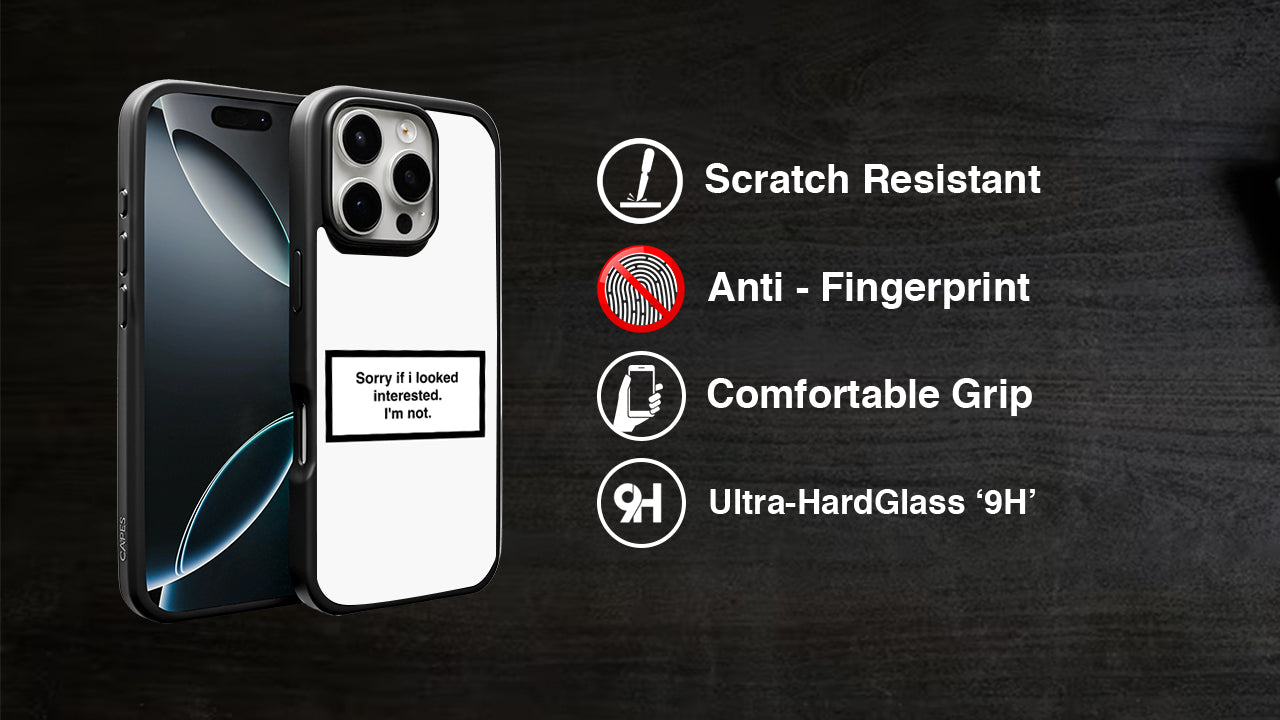 Funny Minimalist Phone Case – “But My Mom Says I’m Cool” Quote Design