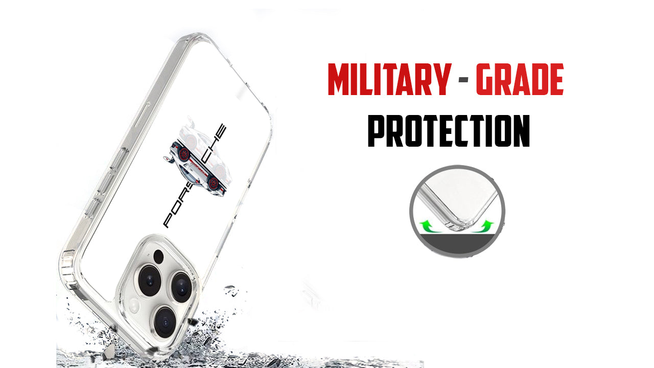 Sleek Porsche Logo Phone Case – Minimalist Supercar Design