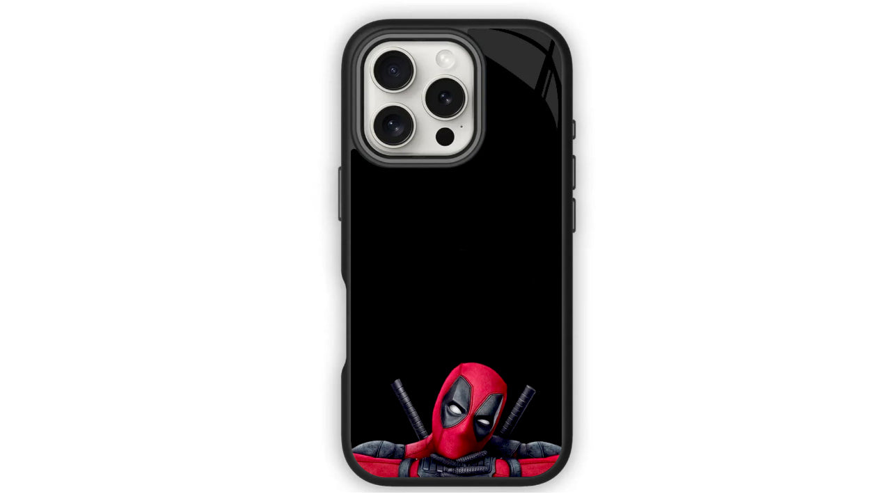 merc-with-a-mouth Peeking Anti-Hero Phone Case – Comic Art Design