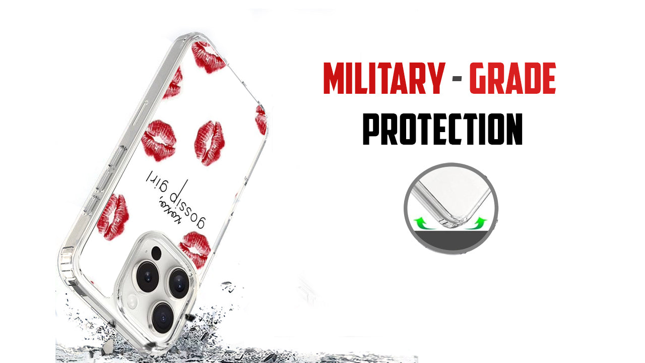 XOXO Gossip Girl Iconic Red Lips Phone Case – Pop Culture Design