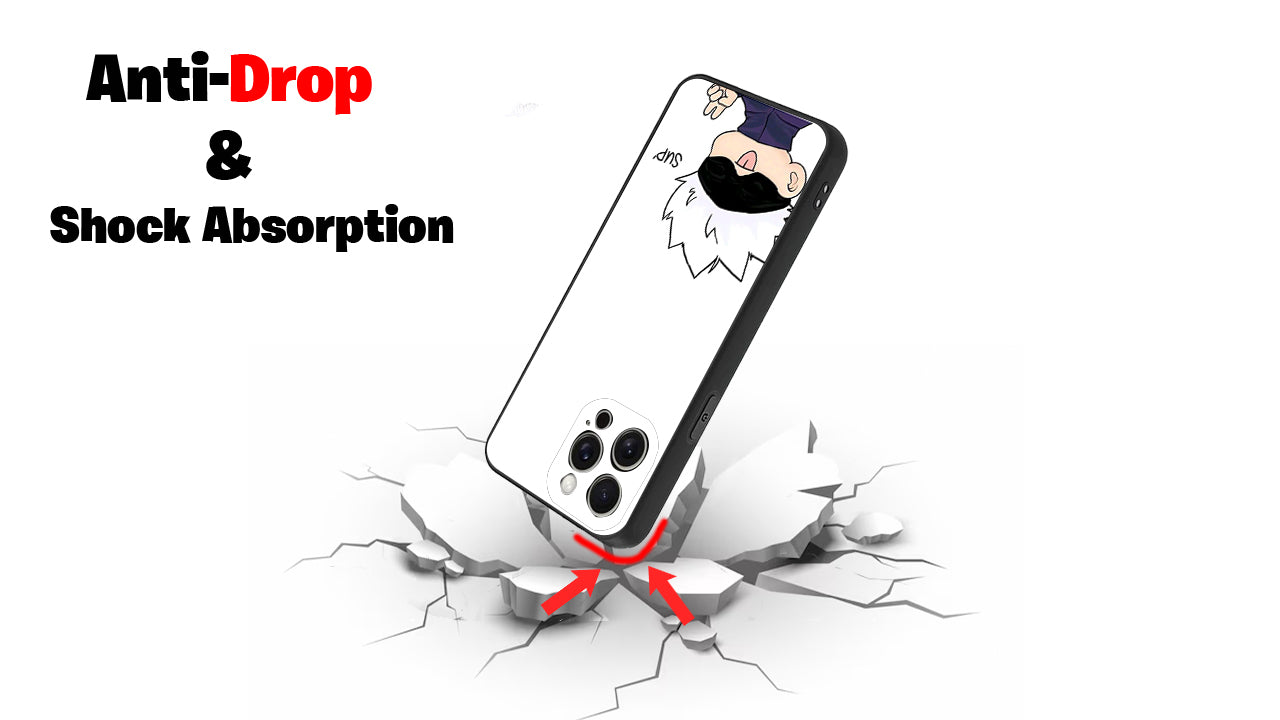 Gojo Satoru Chibi Phone Case – Jujutsu Kaisen Anime Fan Art