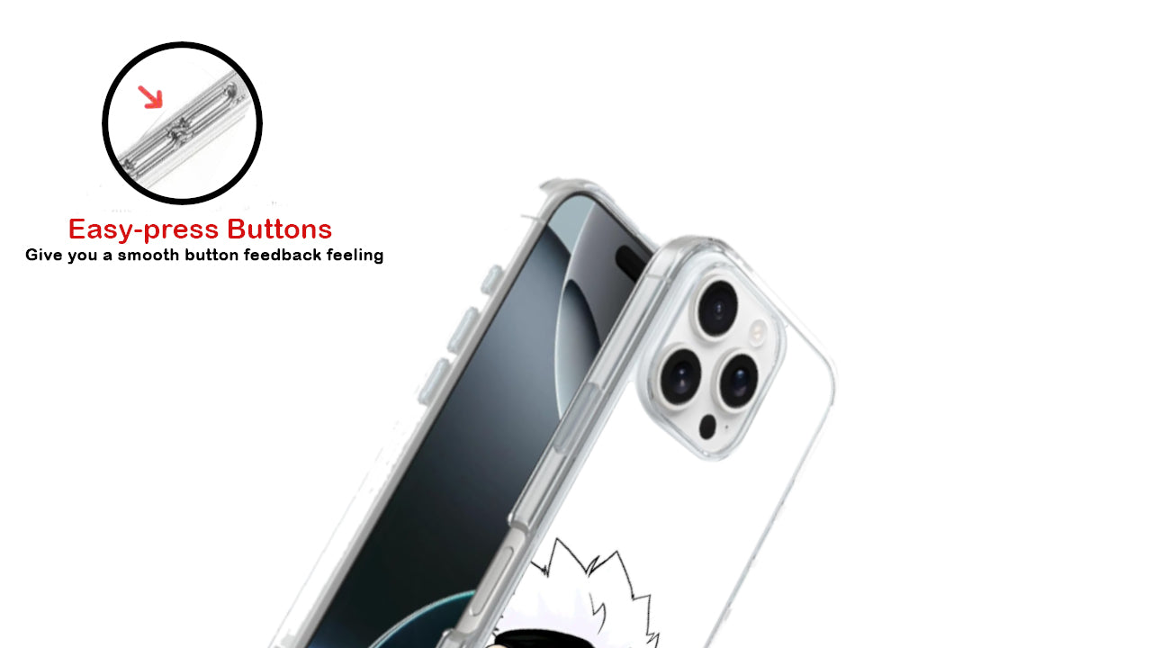 Gojo Satoru Chibi Phone Case – Jujutsu Kaisen Anime Fan Art