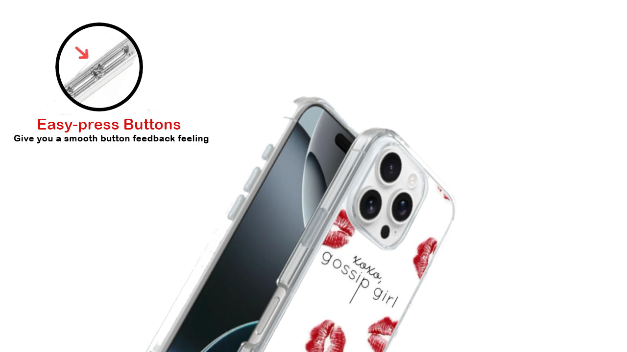 XOXO Gossip Girl Iconic Red Lips Phone Case – Pop Culture Design