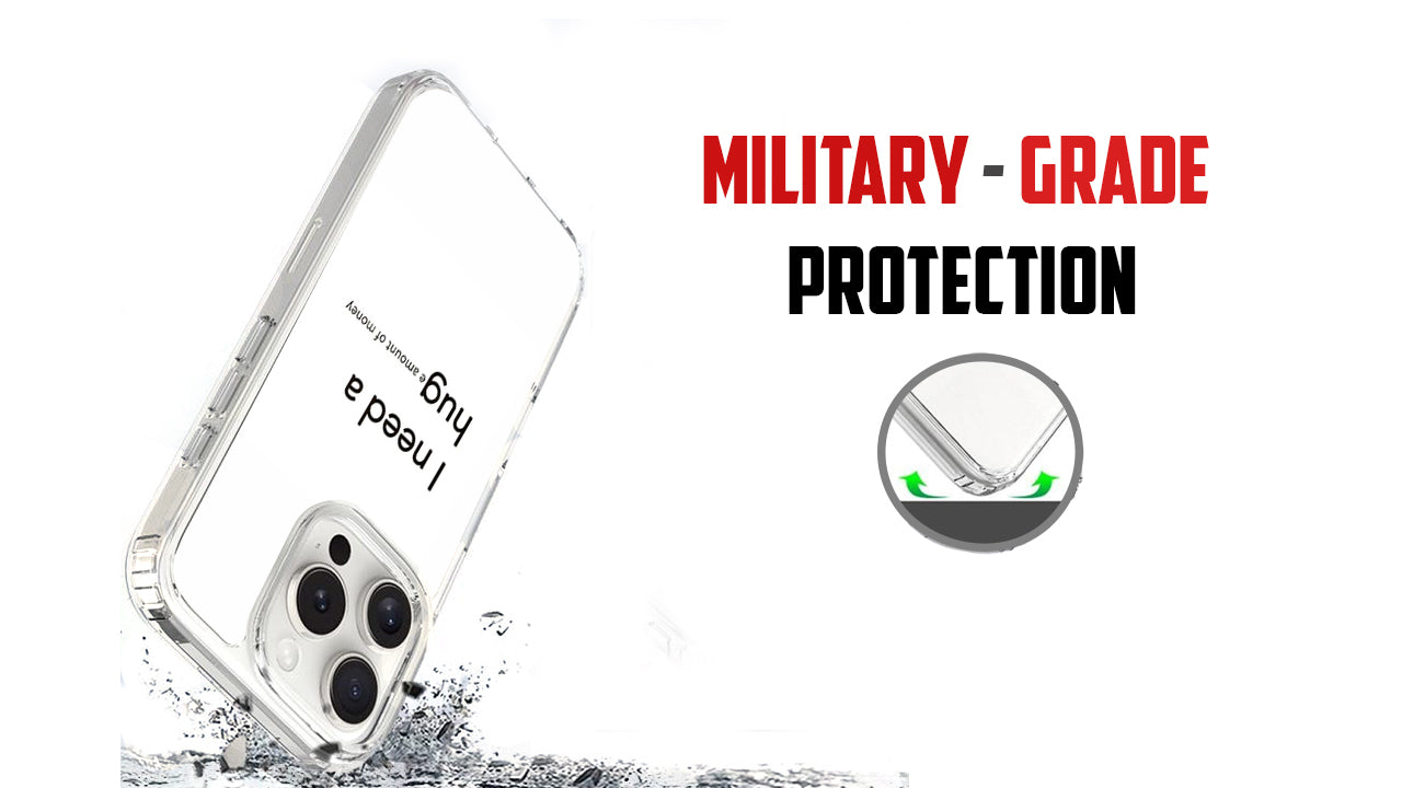 "I Need A Huge Amount of Money" Funny Quote Phone Case – Trendy Meme Design