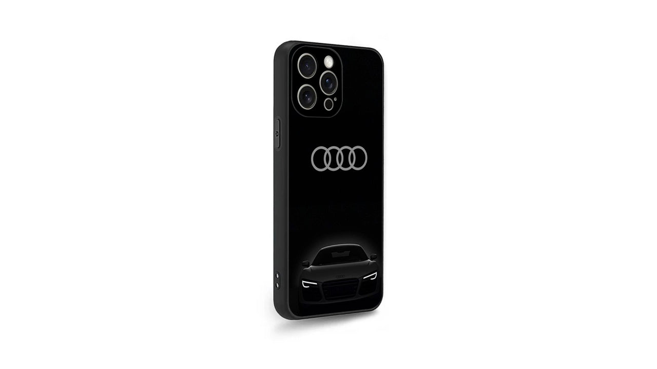 Audi R8 Supercar Logo Phone Case – Luxury Sport Car Design